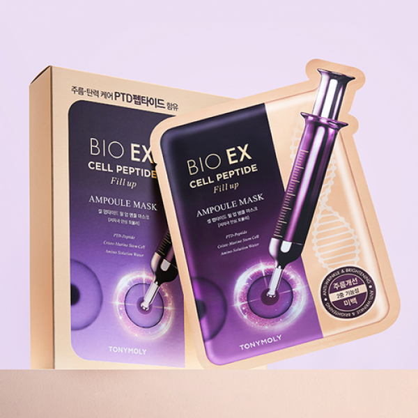 TONYMOLY BIO EX シートマスク60枚セット BIO EX Cell Peptide Fill Up Ampoule Mask Set | TONYMOLY